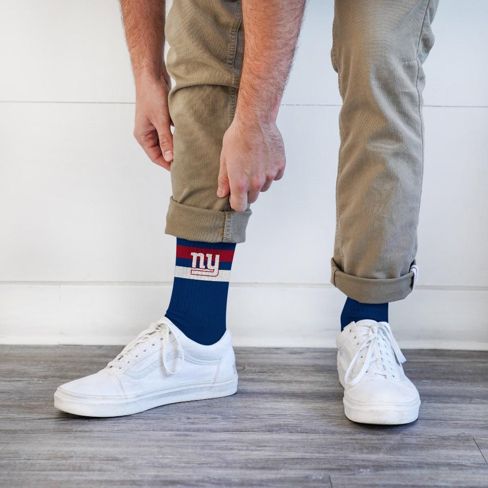 For Bare Feet New York Giants Legend Premium Crew Socks New York Giants Legend Premium Crew Socks