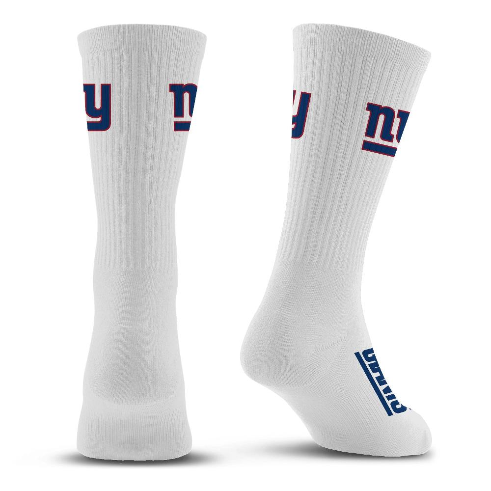 For Bare Feet New York Giants Refresh Premium Crew Socks New York Giants Refresh Premium Crew Socks