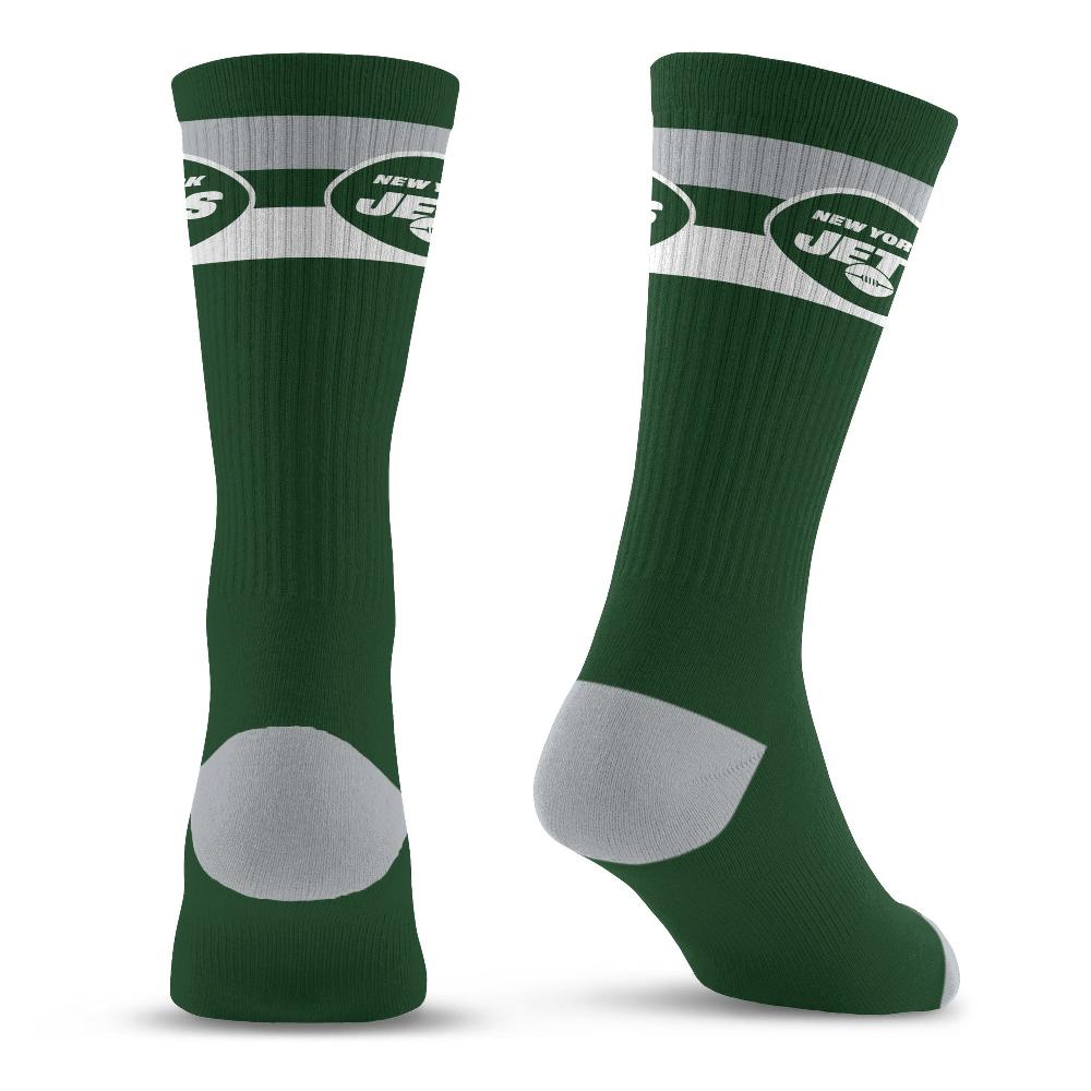 For Bare Feet New York Jets Legend Premium Crew Socks New York Jets Legend Premium Crew Socks