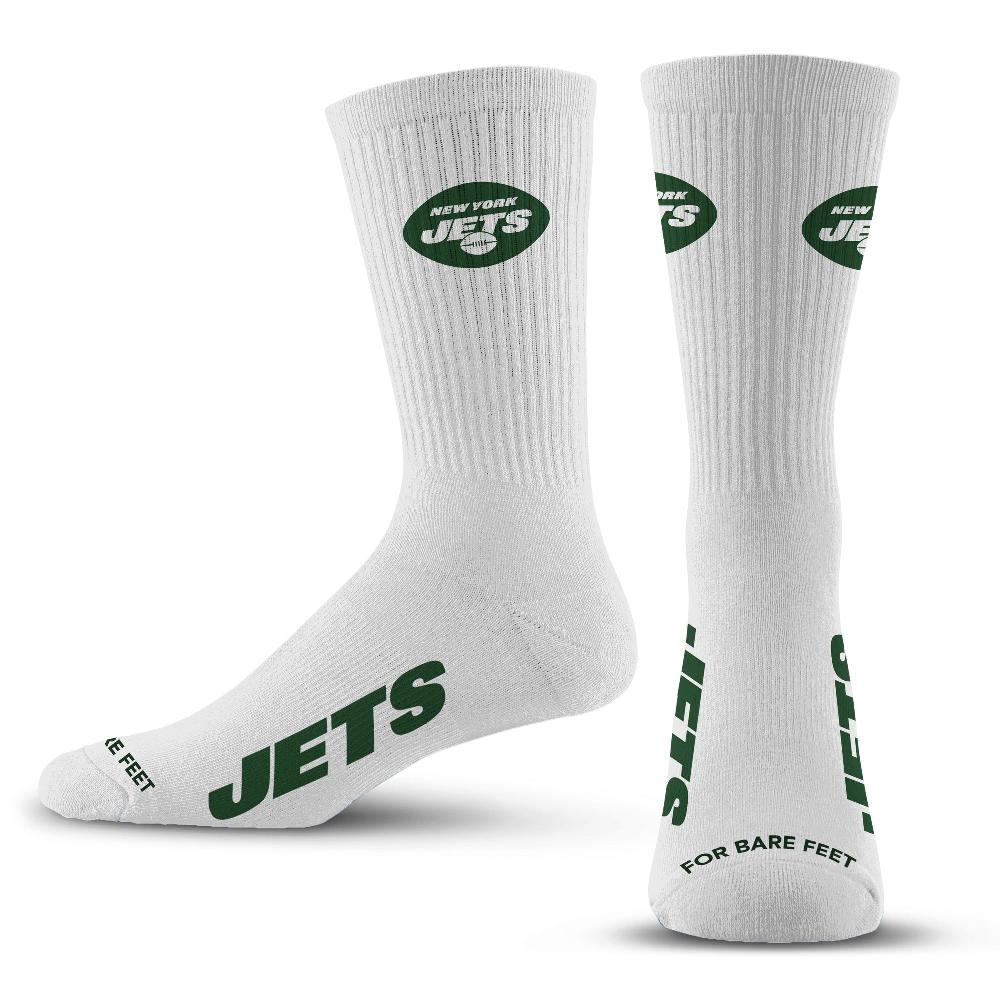 for bare feet New York Jets Refresh Premium Crew Socks New York Jets Refresh Premium Crew Socks