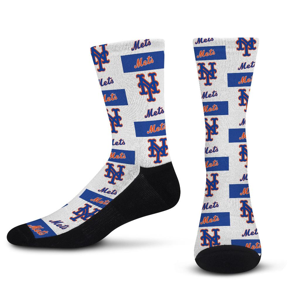 for bare feet New York Mets Poster Print Socks New York Mets Poster Print Socks