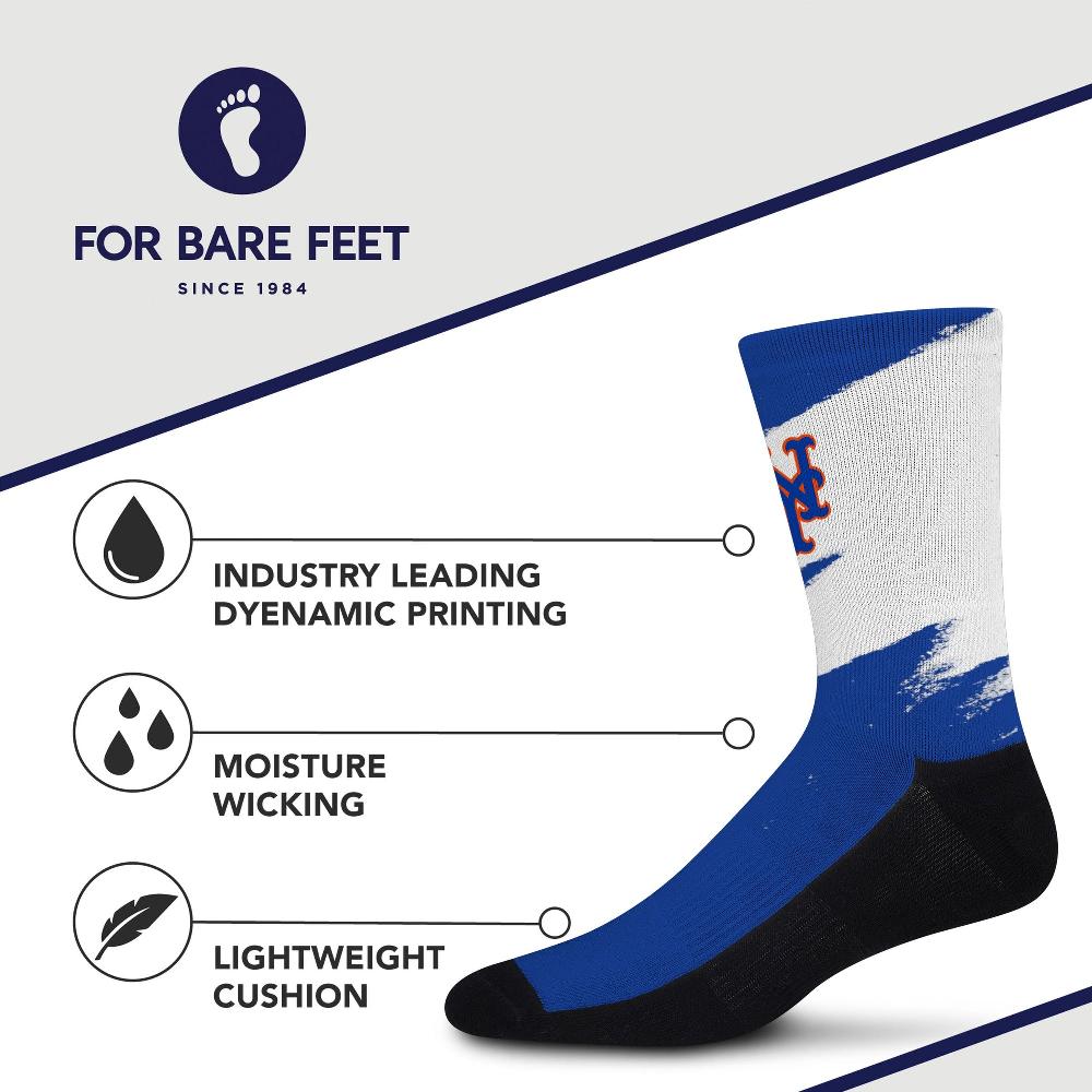 For Bare Feet New York Mets Tear It Up Socks New York Mets Tear It Up Socks