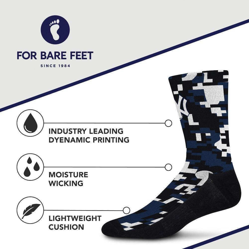 For Bare Feet New York Yankees Digi Socks New York Yankees Digi Socks