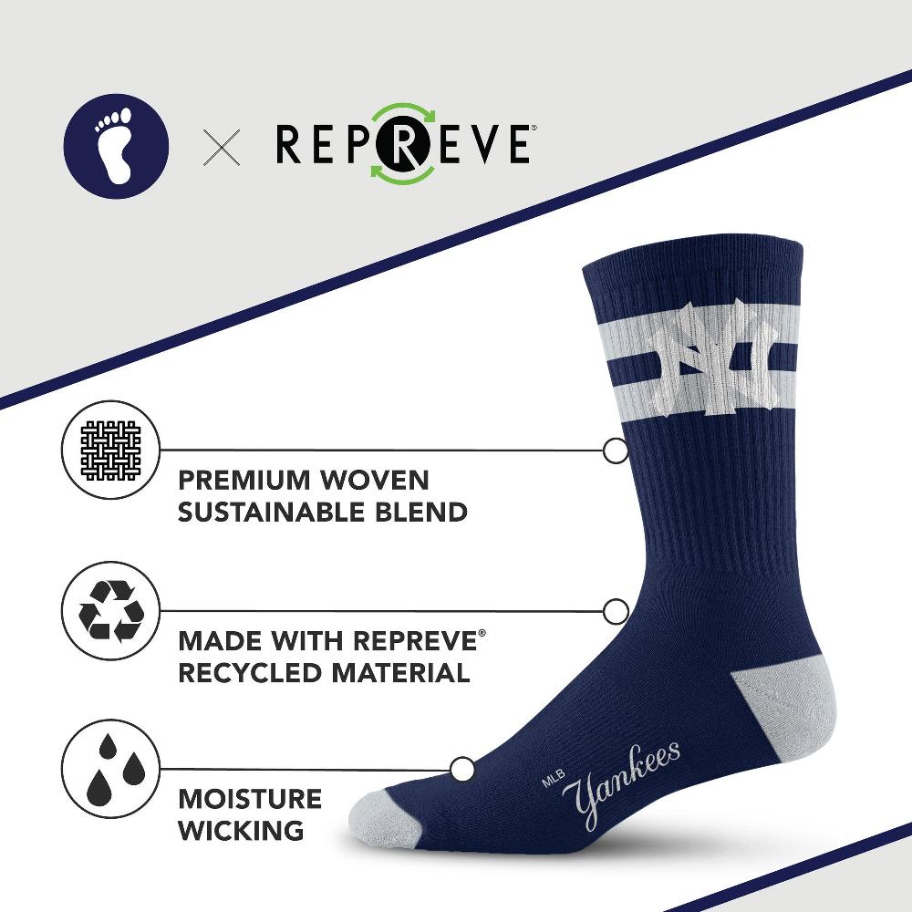 For Bare Feet New York Yankees Legend Premium Crew Socks New York Yankees Legend Premium Crew Socks