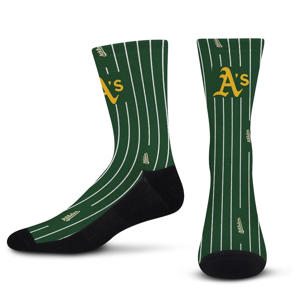 for bare feet Oakland Athletics Pinstripe Socks Oakland Athletics Pinstripe Socks