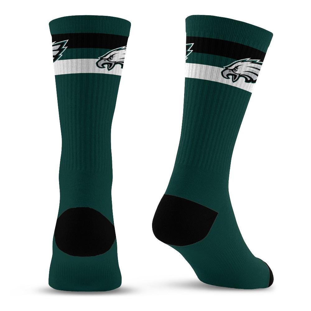 For Bare Feet Philadelphia Eagles Legend Premium Crew Socks Philadelphia Eagles Legend Premium Crew Socks