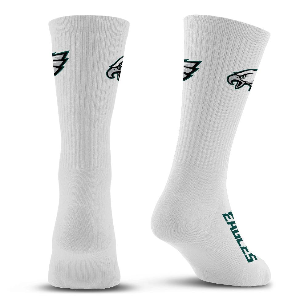 For Bare Feet Philadelphia Eagles Refresh Premium Crew Socks Philadelphia Eagles Refresh Premium Crew Socks