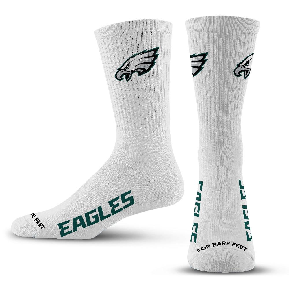 for bare feet Philadelphia Eagles Refresh Premium Crew Socks Philadelphia Eagles Refresh Premium Crew Socks