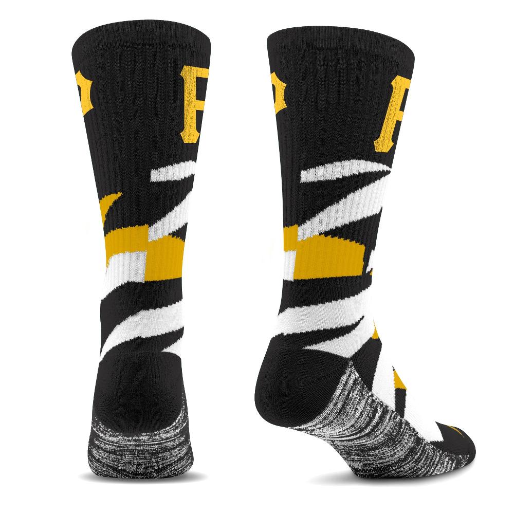 For Bare Feet Pittsburgh Pirates Breakout Premium Crew Socks Pittsburgh Pirates Breakout Premium Crew Socks