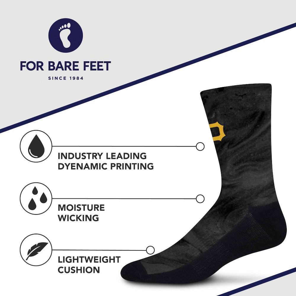 For Bare Feet Pittsburgh Pirates Smoky Haze Socks Pittsburgh Pirates Smoky Haze Socks