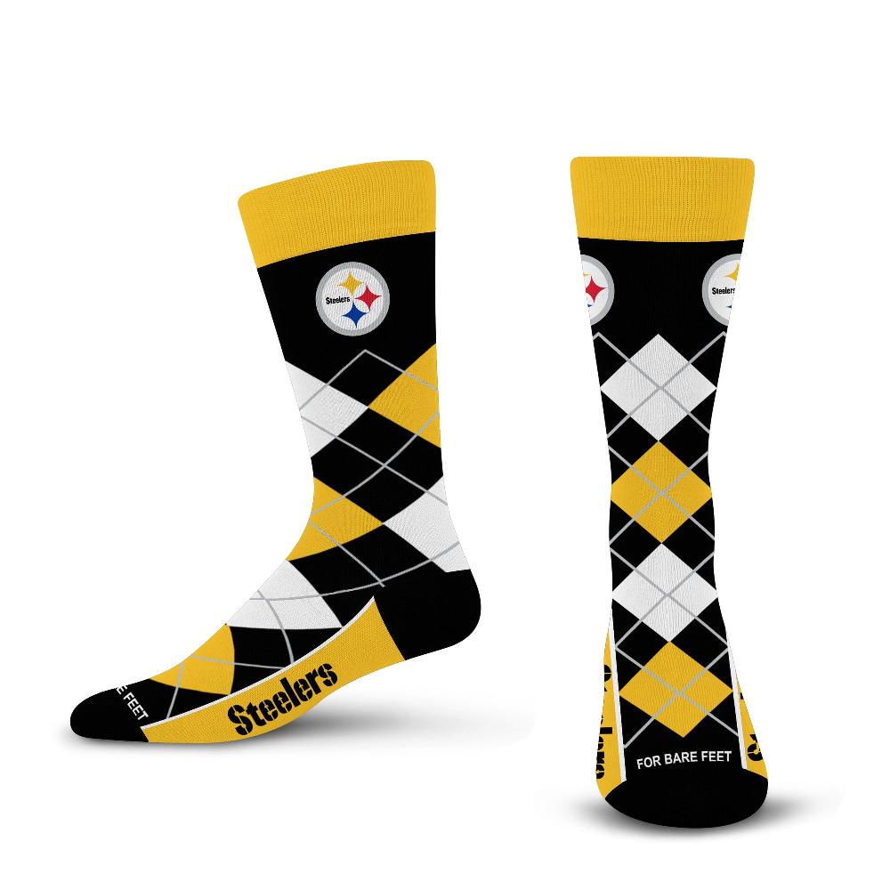for bare feet Pittsburgh Steelers Argyle Remix Pittsburgh Steelers Argyle Remix