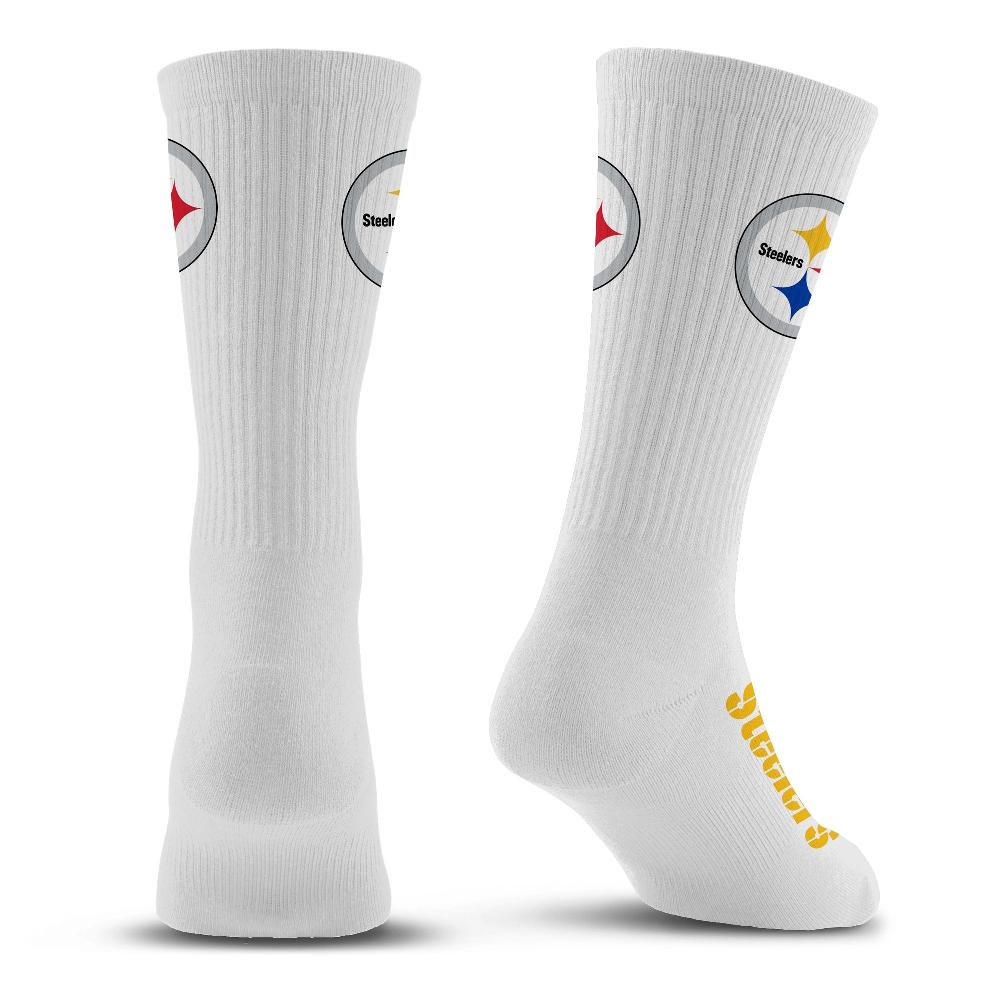 For Bare Feet Pittsburgh Steelers Refresh Premium Crew Socks Pittsburgh Steelers Refresh Premium Crew Socks
