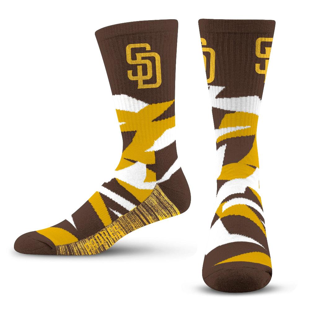 for bare feet San Diego Padres Breakout Premium Crew Socks San Diego Padres Breakout Premium Crew Socks