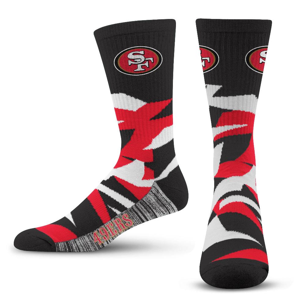 for bare feet San Francisco 49ers Breakout Premium Crew Socks San Francisco 49ers Breakout Premium Crew Socks