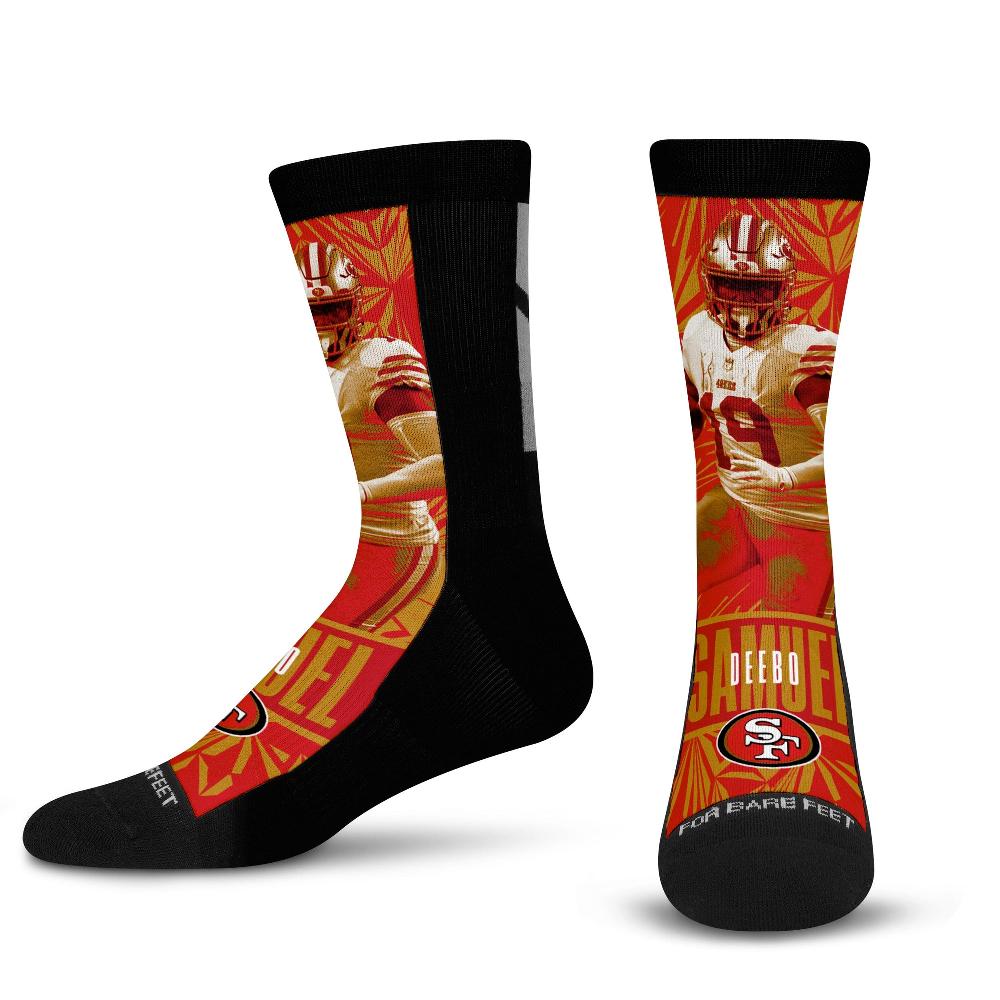 for bare feet San Francisco 49ers Deebo Samuel Conversion Gradient Crazy San Francisco 49ers Deebo Samuel Conversion Gradient Crazy