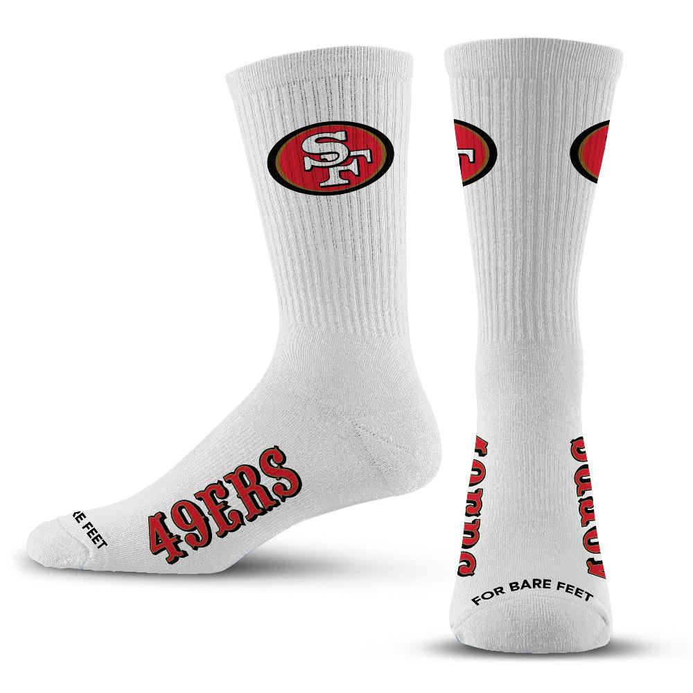 for bare feet San Francisco 49Ers Refresh Premium Crew Socks San Francisco 49Ers Refresh Premium Crew Socks