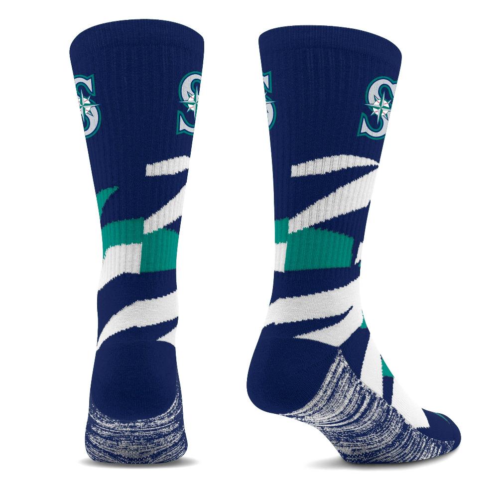 For Bare Feet Seattle Mariners Breakout Premium Crew Socks Seattle Mariners Breakout Premium Crew Socks
