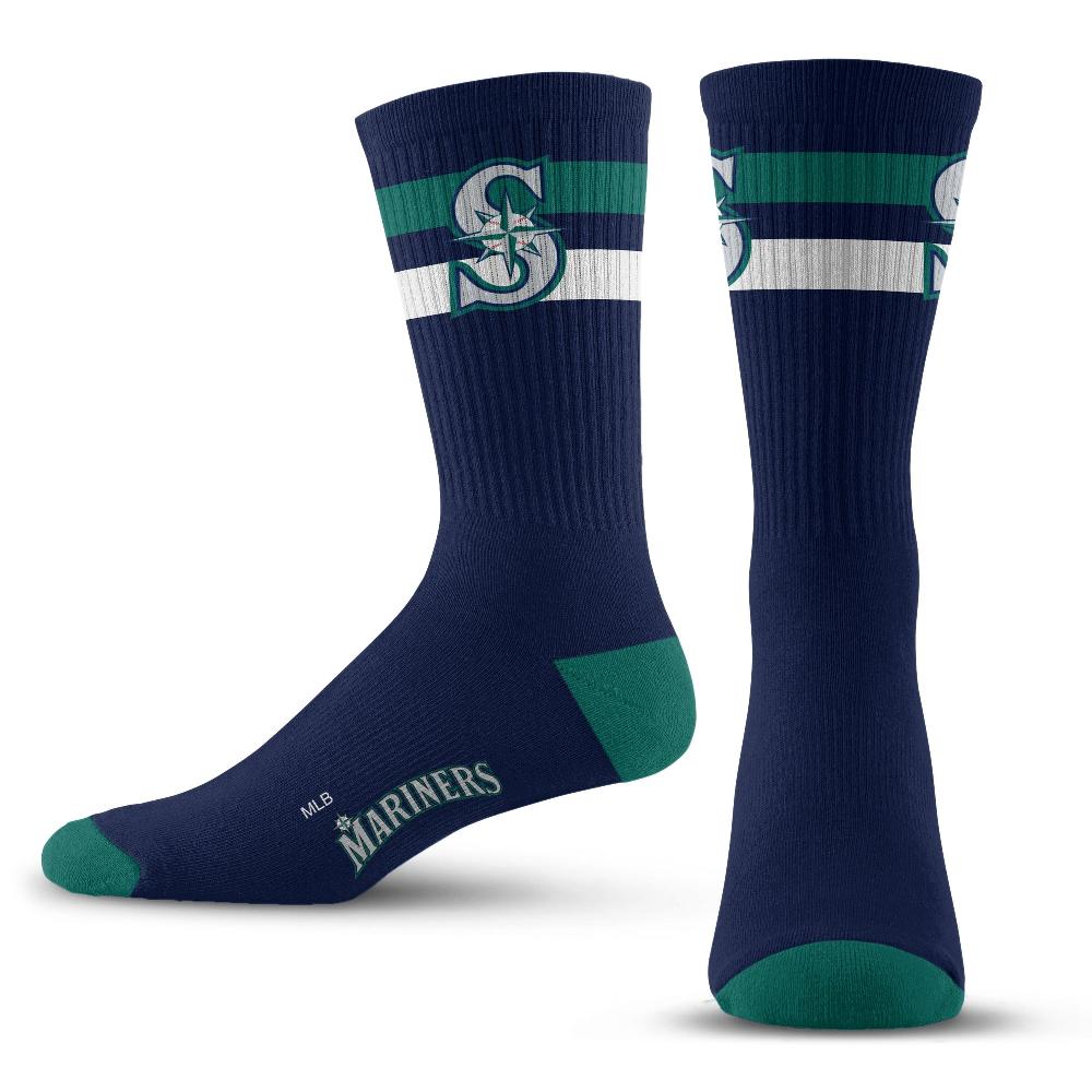 for bare feet Seattle Mariners Legend Premium Crew Socks Seattle Mariners Legend Premium Crew Socks