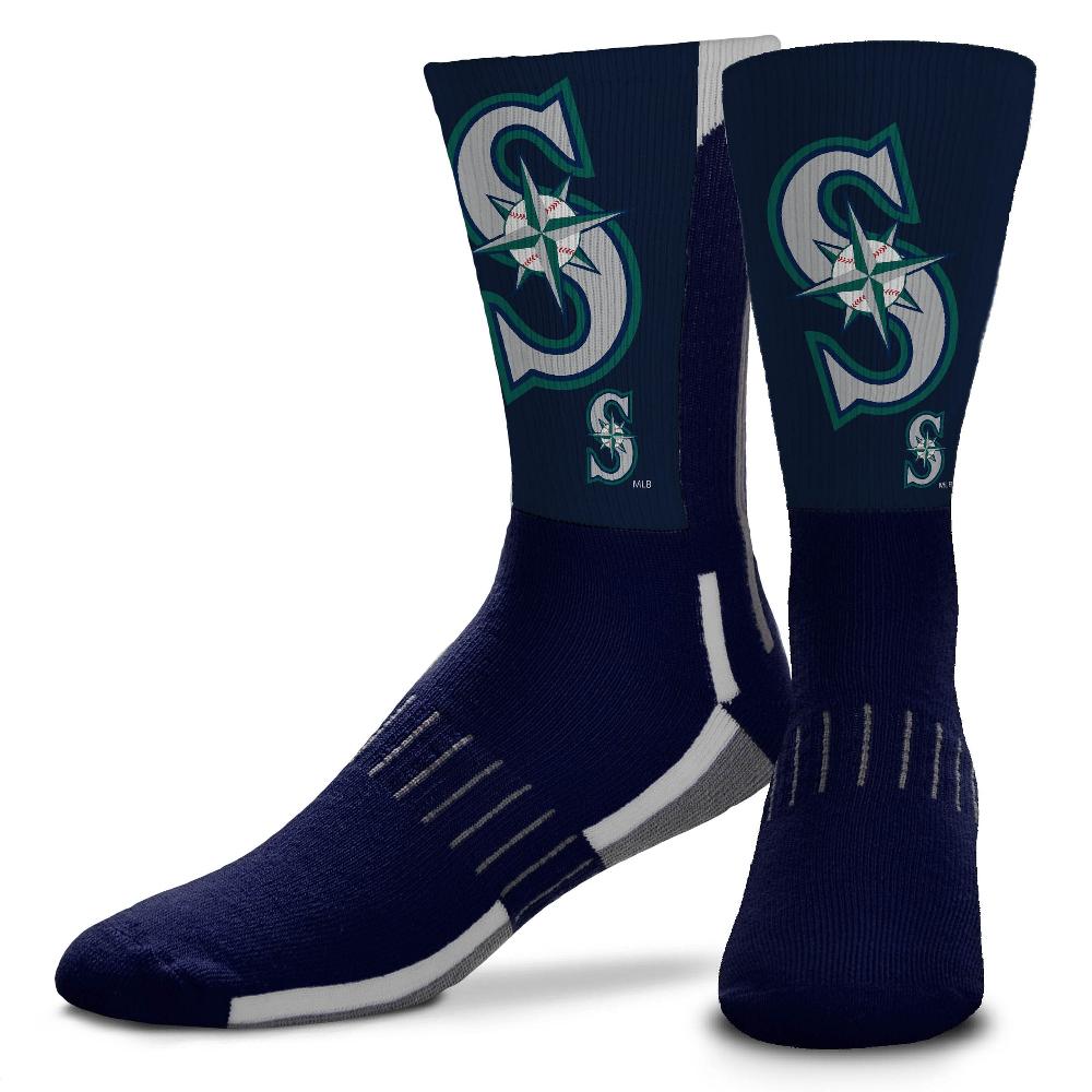 for bare feet Seattle Mariners Phenom Curve Socks Seattle Mariners Phenom Curve Socks