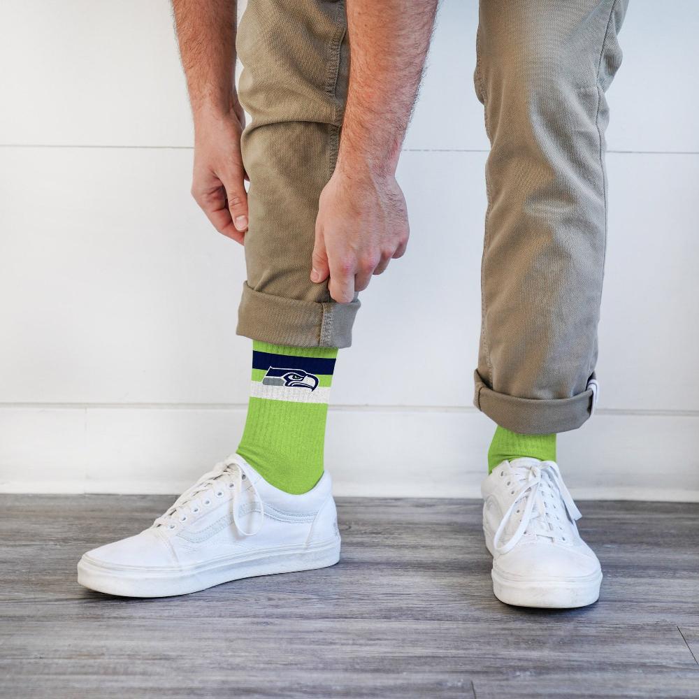 For Bare Feet Seattle Seahawks Legend Premium Crew Socks Seattle Seahawks Legend Premium Crew Socks