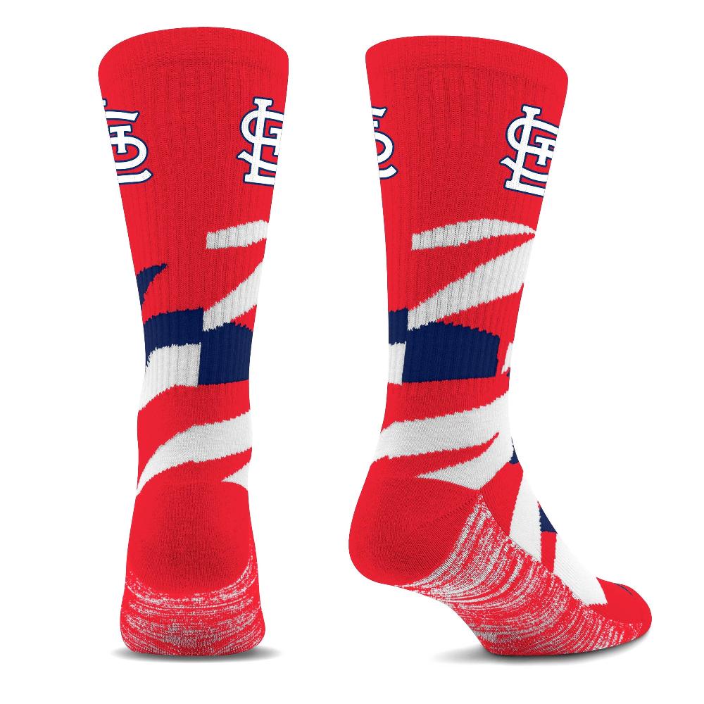 For Bare Feet St. Louis Cardinals Breakout Premium Crew Socks St. Louis Cardinals Breakout Premium Crew Socks