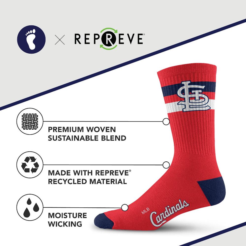 For Bare Feet St. Louis Cardinals Legend Premium Crew Socks St. Louis Cardinals Legend Premium Crew Socks