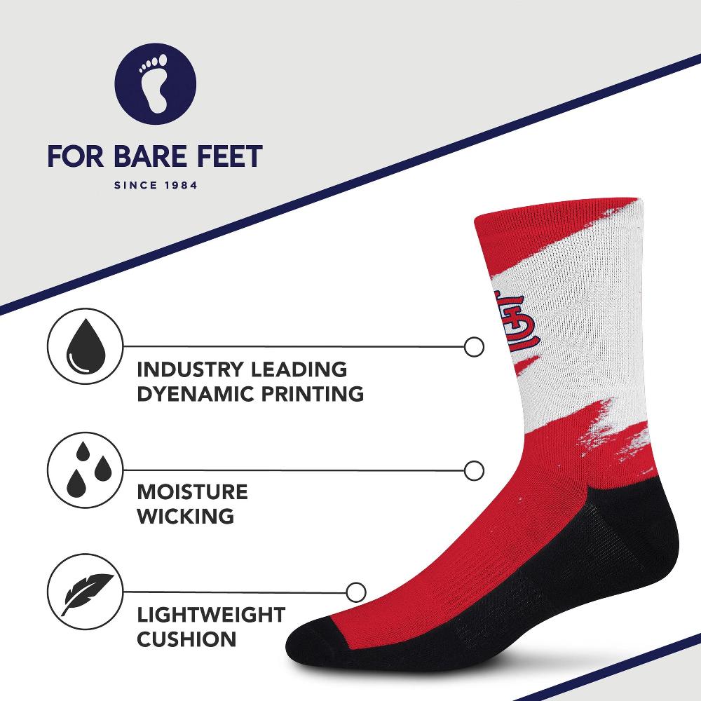 For Bare Feet St. Louis Cardinals Tear It Up Socks St. Louis Cardinals Tear It Up Socks