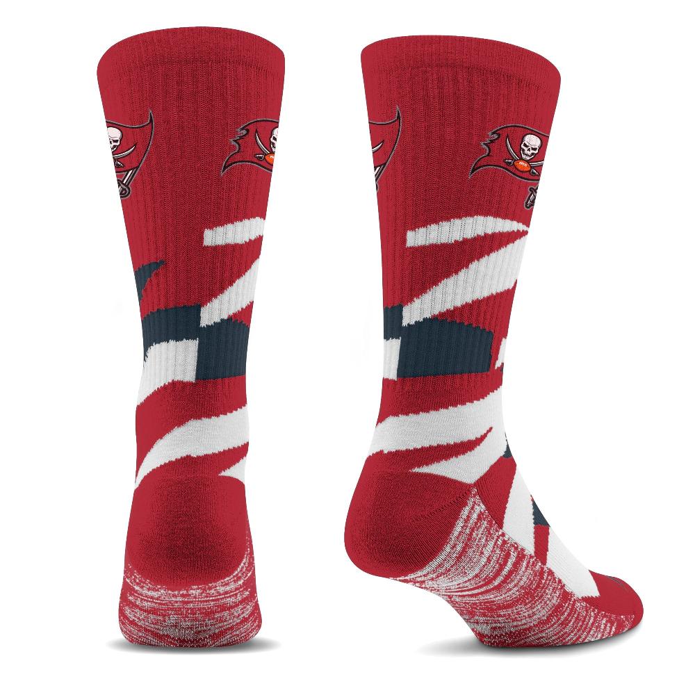 For Bare Feet Tampa Bay Buccaneers Breakout Premium Crew Socks Tampa Bay Buccaneers Breakout Premium Crew Socks