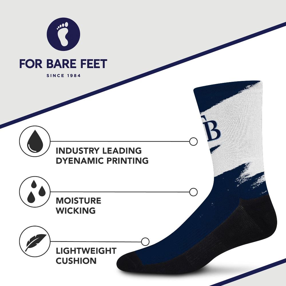 For Bare Feet Tampa Bay Rays Tear It Up Socks Tampa Bay Rays Tear It Up Socks
