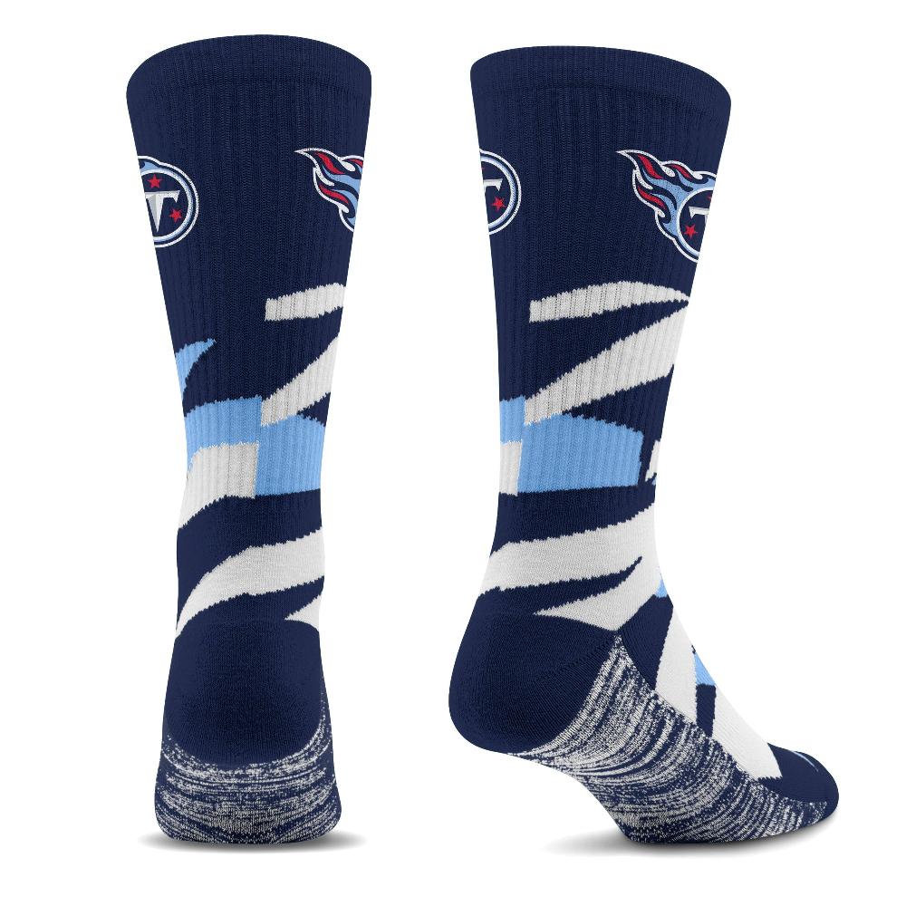For Bare Feet Tennessee Titans Breakout Premium Crew Socks Tennessee Titans Breakout Premium Crew Socks