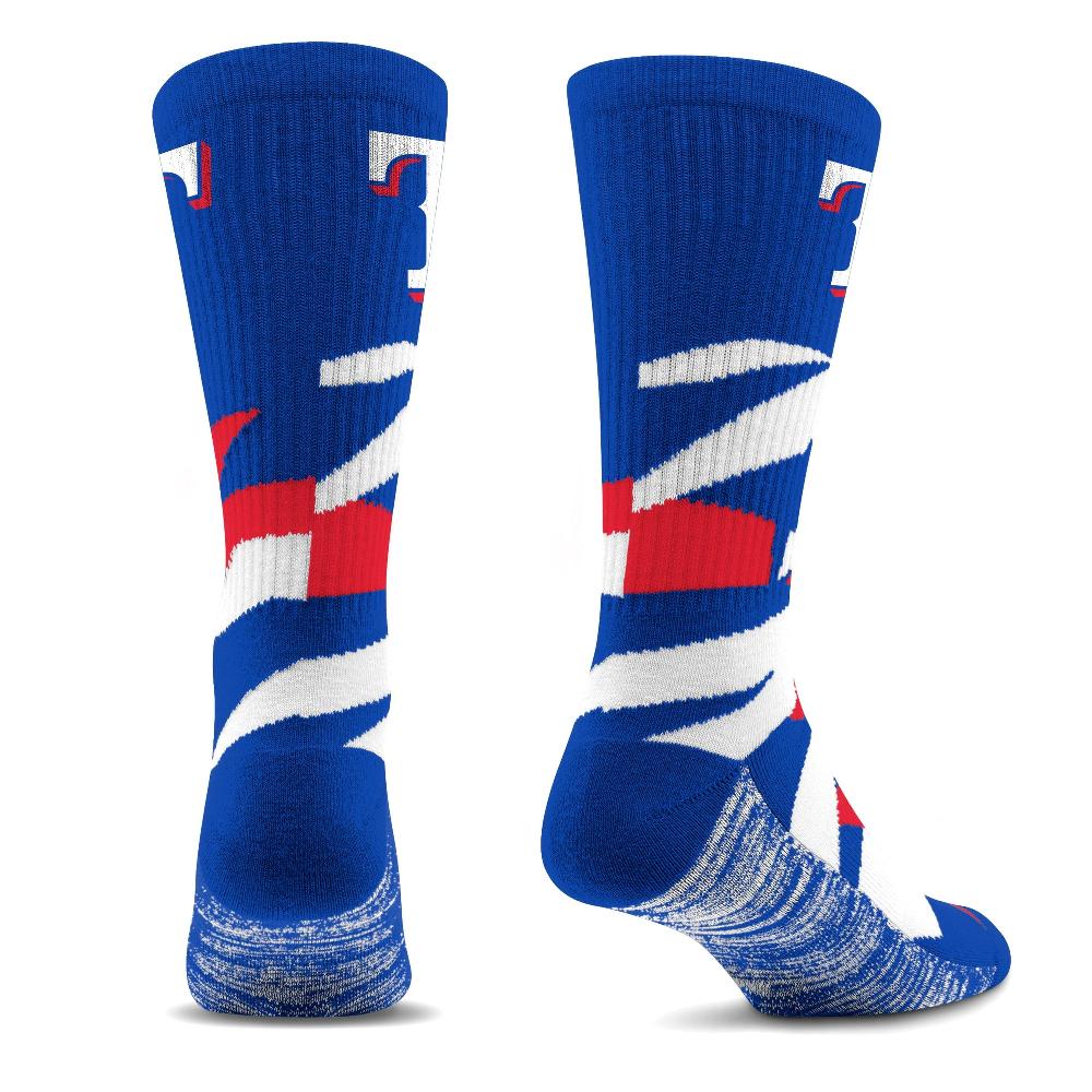 For Bare Feet Texas Rangers Breakout Premium Crew Socks Texas Rangers Breakout Premium Crew Socks