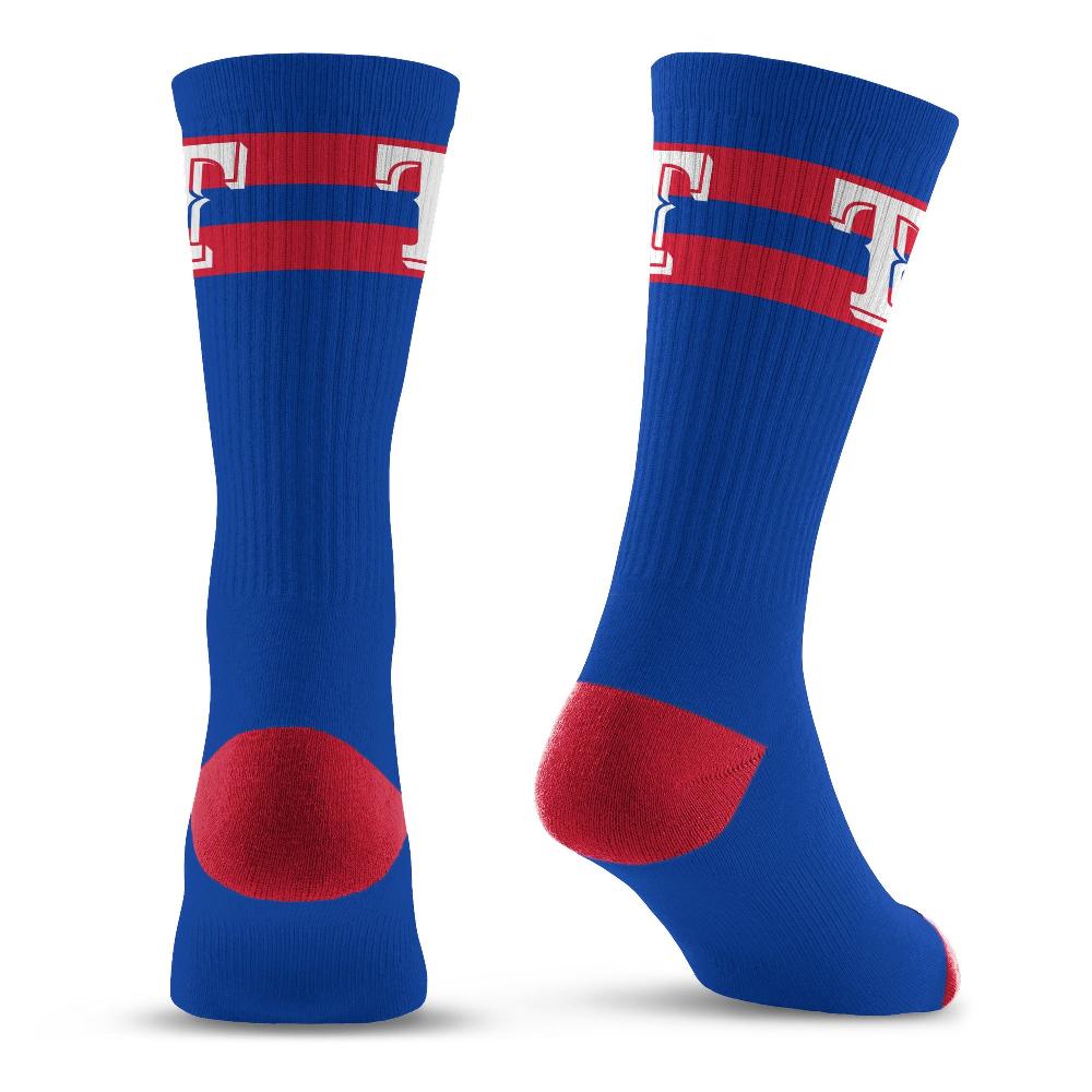 For Bare Feet Texas Rangers Legend Premium Crew Socks Texas Rangers Legend Premium Crew Socks