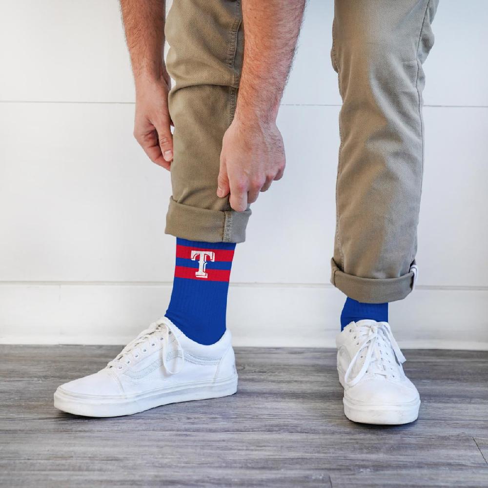 For Bare Feet Texas Rangers Legend Premium Crew Socks Texas Rangers Legend Premium Crew Socks