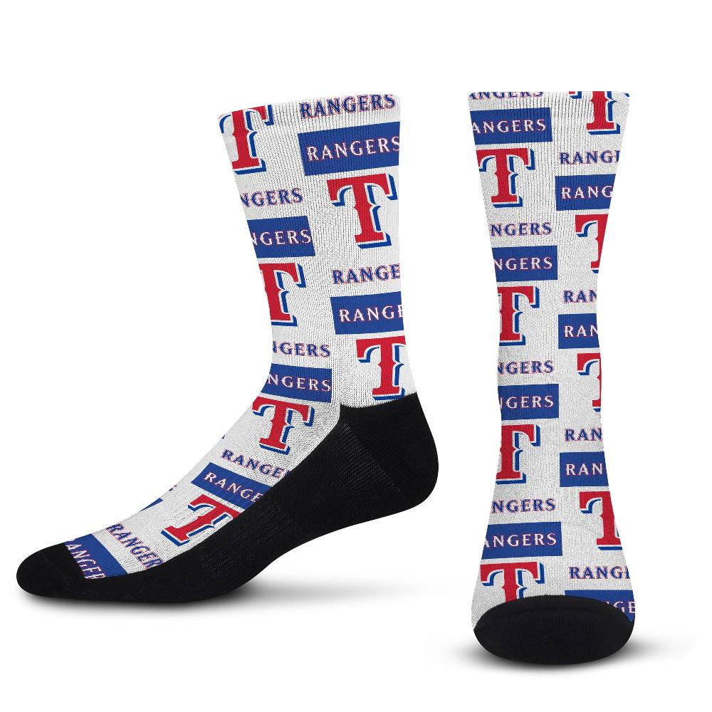 for bare feet Texas Rangers Poster Print Socks Texas Rangers Poster Print Socks