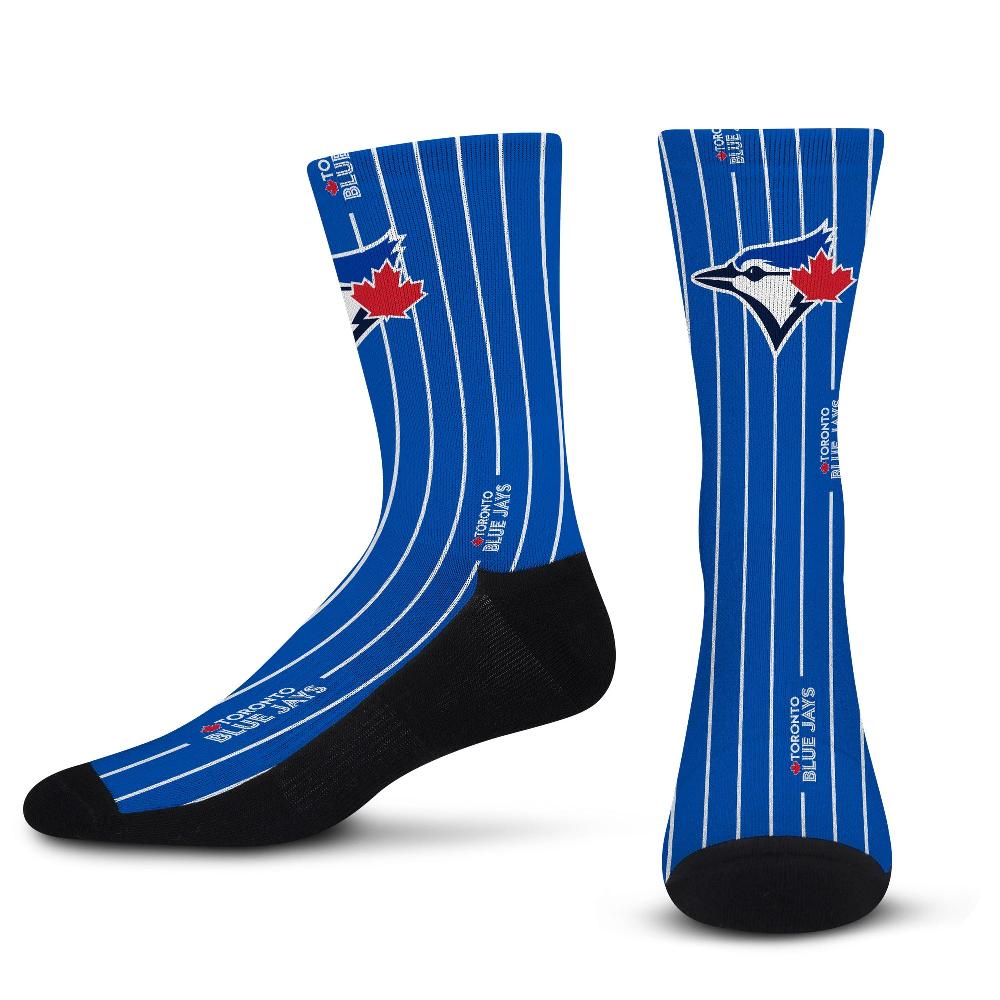 for bare feet Toronto Blue Jays Pinstripe Socks Toronto Blue Jays Pinstripe Socks