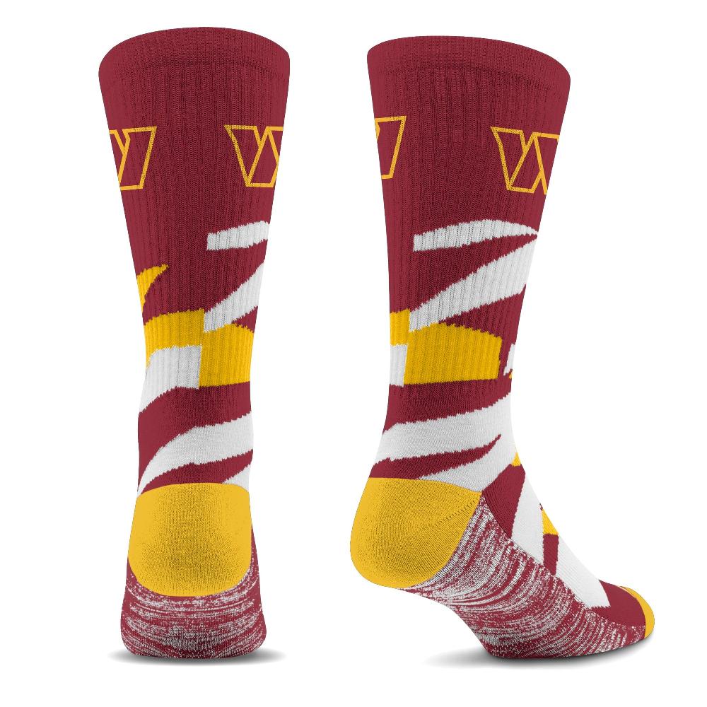 For Bare Feet Washington Commanders Breakout Premium Crew Socks Washington Commanders Breakout Premium Crew Socks