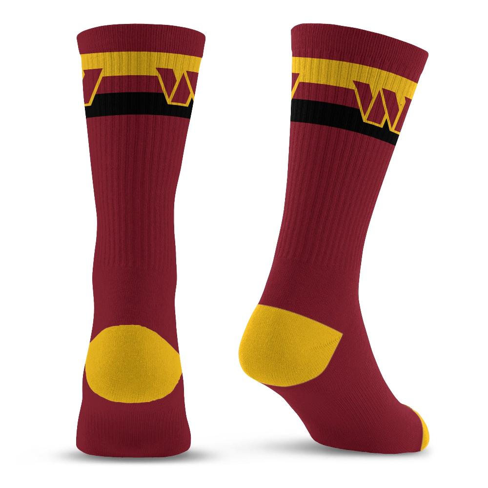 For Bare Feet Washington Commanders Legend Premium Crew Socks Washington Commanders Legend Premium Crew Socks