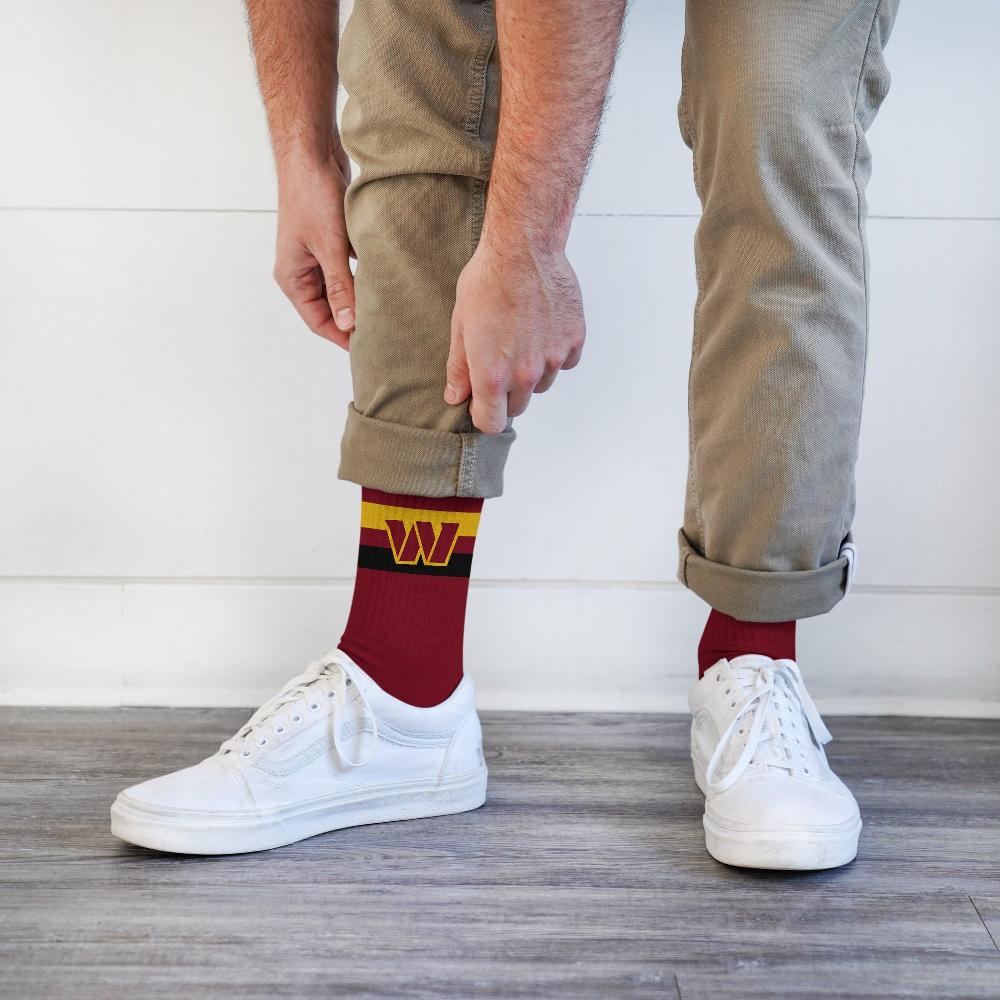 For Bare Feet Washington Commanders Legend Premium Crew Socks Washington Commanders Legend Premium Crew Socks