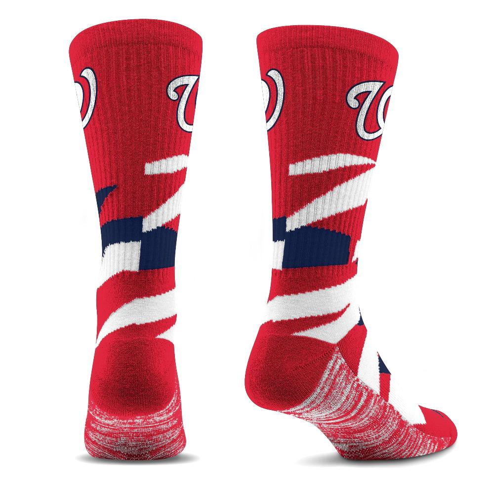 For Bare Feet Washington Nationals Breakout Premium Crew Socks Washington Nationals Breakout Premium Crew Socks