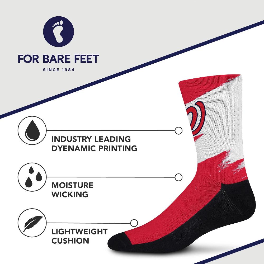 For Bare Feet Washington Nationals Tear It Up Socks Washington Nationals Tear It Up Socks