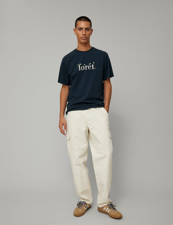 Forét AMBER BEE T-SHIRT - NAVY