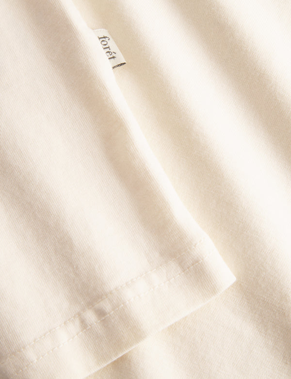 Forét AMBER T-SHIRT - CLOUD/GREEN