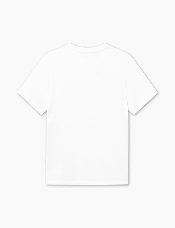 Forét AMBER T-SHIRT - WHITE/BLACK