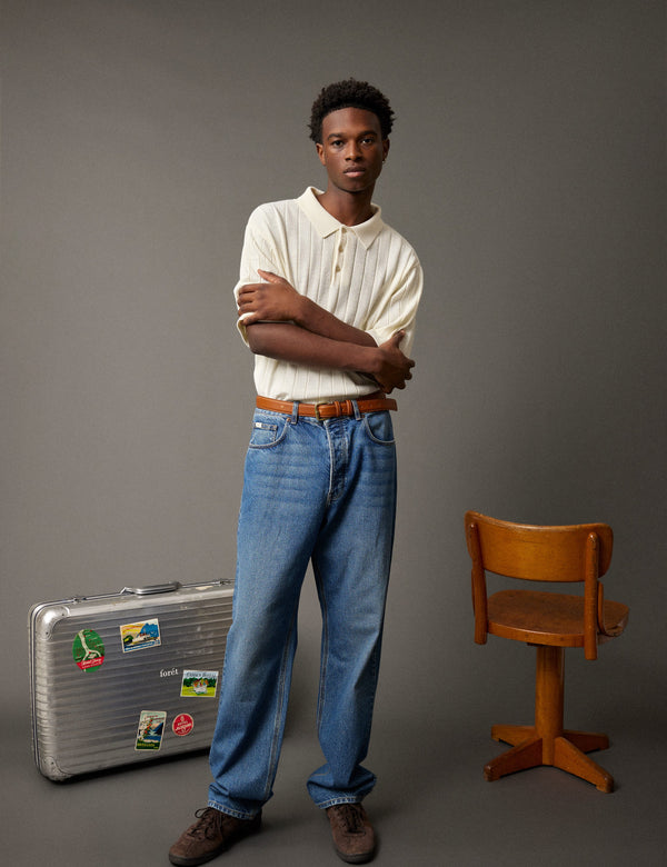 Forét ASTERN RIB KNIT - CLOUD