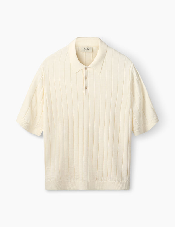 forét ASTERN RIB KNIT - CLOUD