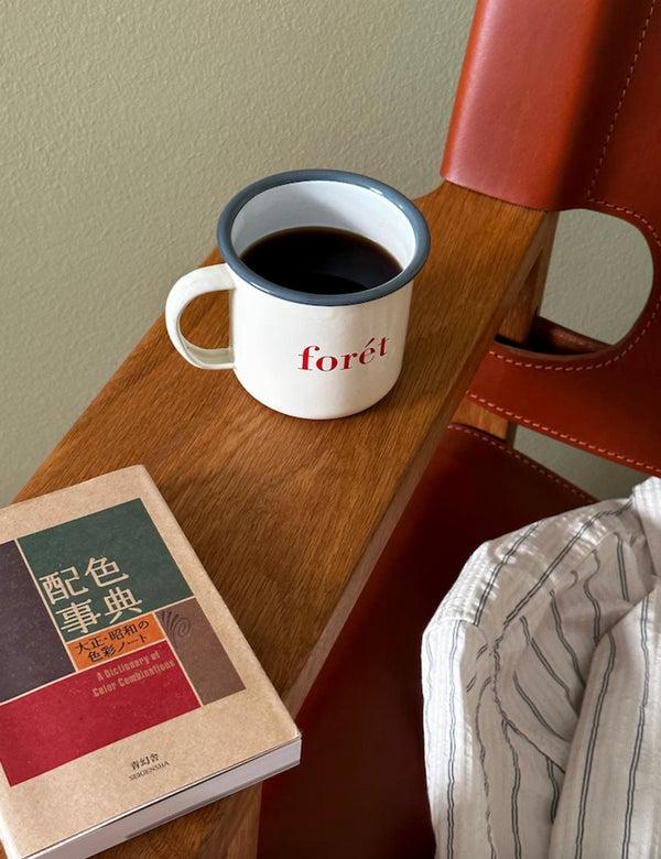 Forét BEAN ENAMEL MUG - CLOUD