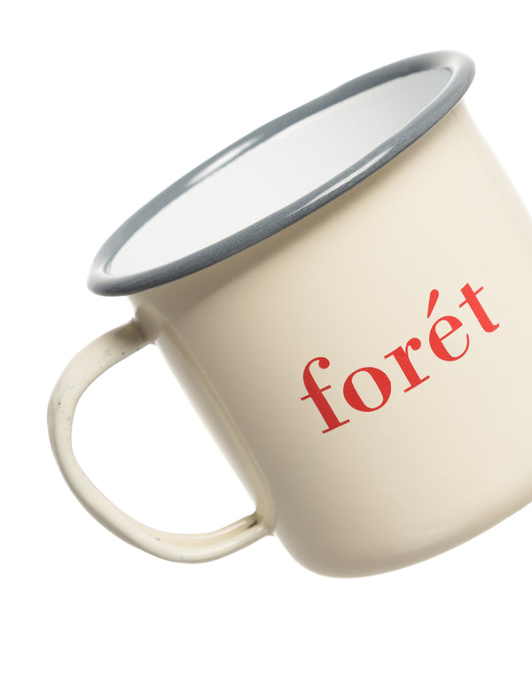 Forét BEAN ENAMEL MUG - CLOUD