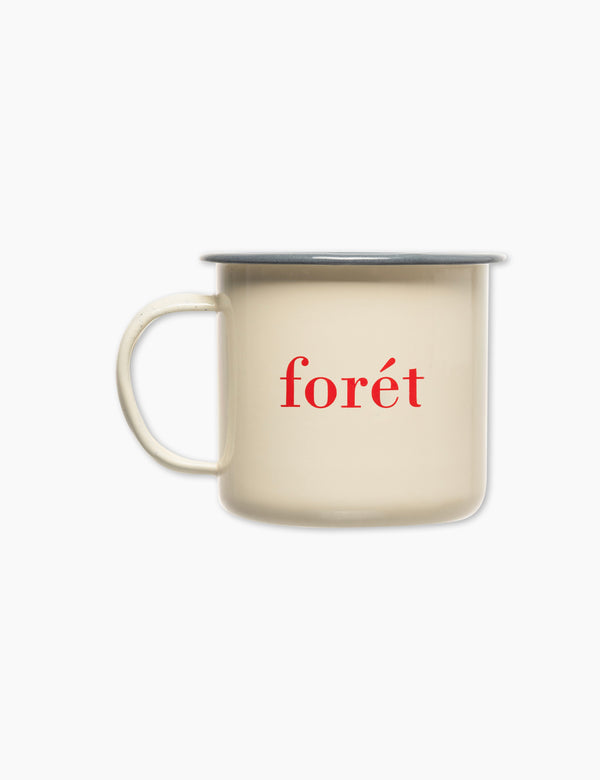 forét BEAN ENAMEL MUG - CLOUD