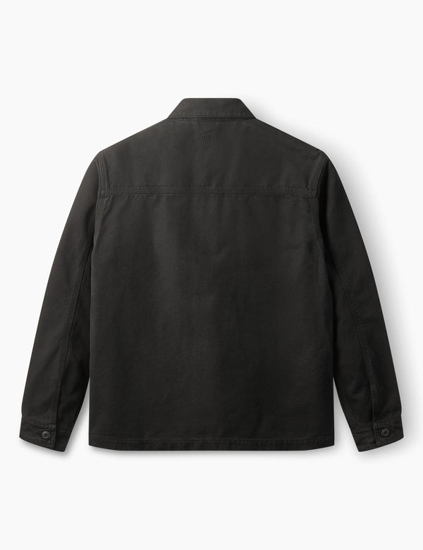 Forét BERRY OVERSHIRT - BLACK