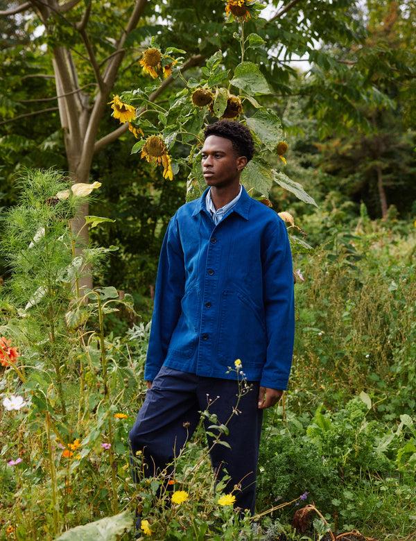 Forét BERRY OVERSHIRT - BLUE